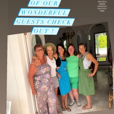 Our Clients on the last day of their oncredible transformational journey. Weight loss, reset diet, recovering from illness, menopause all res=asons these clients came on this detox retreat.